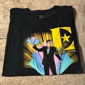 Elton John Tour graphic tee 2019 Yellow Brick Road